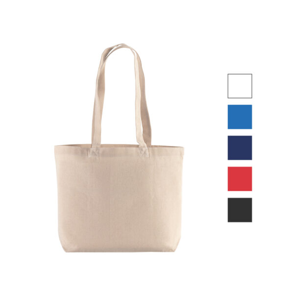 Shopper cotone soffietto